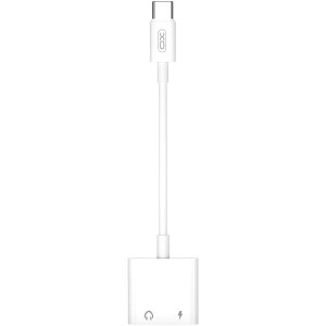 Adaptor Audio USB-C - USB-C / USB-C XO Design NB-R172C, Alb