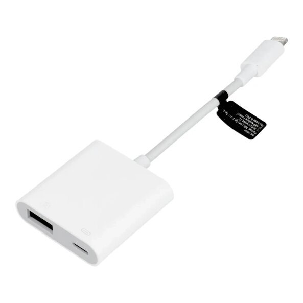 Adaptor OTG Lightning - USB-A / Lightning OEM JH-0510, Alb