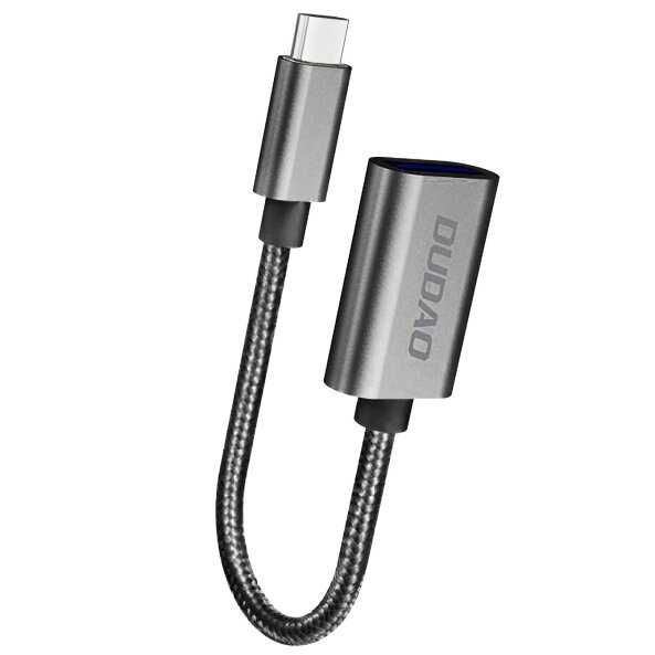 Adaptor OTG USB-A - USB-C Dudao L15T, Negru