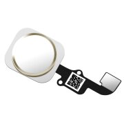 Ansamblu Buton Meniu Apple iPhone 6 / 6 Plus, cu banda, Auriu