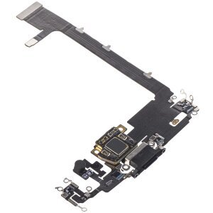 Banda cu Conector Incarcare - Microfon Apple iPhone 11 Pro Max, Negru