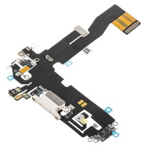 Banda cu Conector Incarcare - Microfon Apple iPhone 12 / 12 Pro, Argintiu