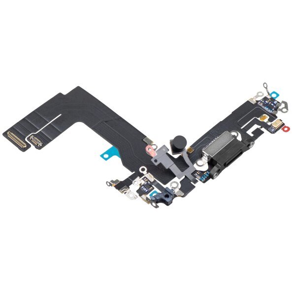 Banda cu Conector Incarcare - Microfon Apple iPhone 13 mini, Negru