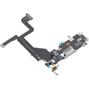 Banda cu Conector Incarcare - Microfon Apple iPhone 13 Pro, Argintiu