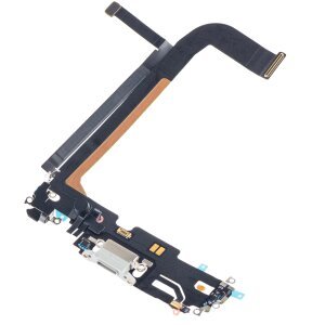Banda cu Conector Incarcare - Microfon Apple iPhone 13 Pro Max, Argintiu 