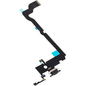 Banda cu Conector Incarcare - Microfon Apple iPhone XS Max, Negru