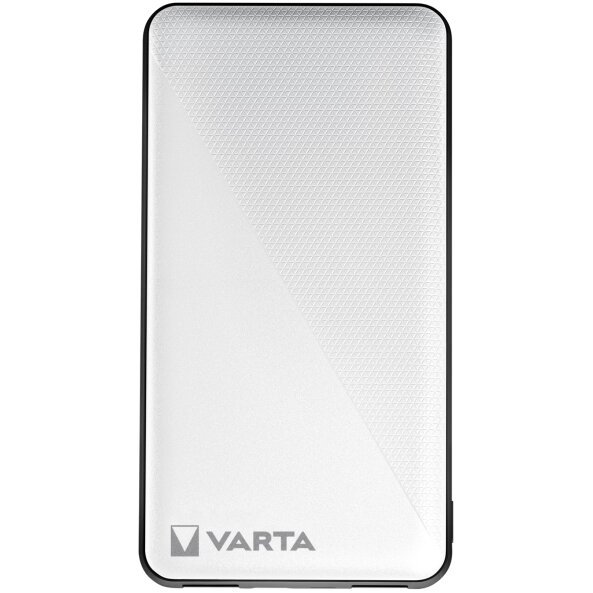 Baterie Externa Varta Energy, 10000mAh, 12W, 2 x USB-A - 1 x USB-C, Alba