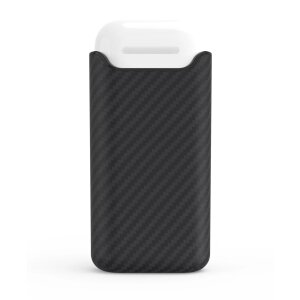 Baterie Externa Wireless Pitaka Air Pal Premium pentru Apple Airpods Gen 1 / Gen 2, 1200mAh, 5W, Neagra AP1001