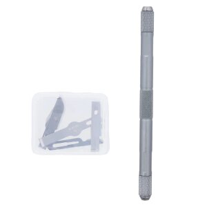 Bisturiu OEM, Aluminiu, Cu Lame, Gri 