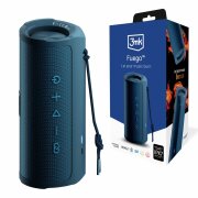 Boxa Portabila Bluetooth 3MK Fuego, 30W, Waterproof, Bleumarin 