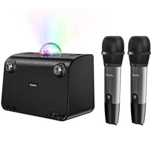 Boxa Portabila Bluetooth HOCO BS41, 15W, Karaoke, Neagra