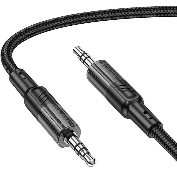 Cablu Audio 3.5mm - 3.5mm HOCO UPA27, 1.2m, Negru 