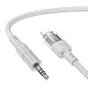 Cablu Audio 3.5mm - Lightning HOCO UPA27, 1.2m, Gri 