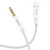 Cablu Audio Lightning la 3.5 mm HOCO UPA19, 1 m, Argintiu 