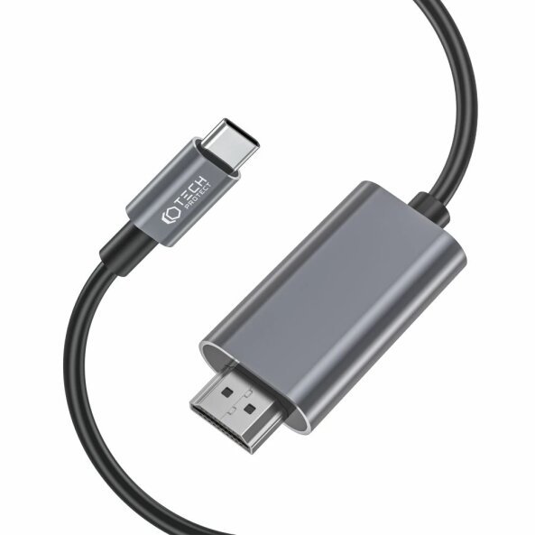 Cablu Audio si Video USB-C - HDMI Tech-Protect Ultraboost, 2m, Negru 