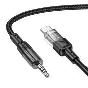 Cablu Audio USB-C - 3.5mm HOCO UPA27, 1.2m, Negru 