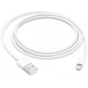 Cablu Date si Incarcare USB-A - Lightning Apple, 18W, 1m, Alb MXLY2ZM/A 
