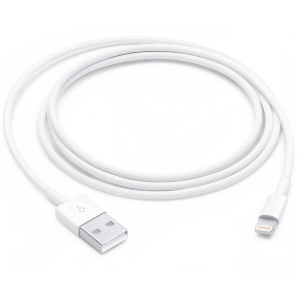 Cablu Date si Incarcare USB-A - Lightning Apple, 18W, 1m, Alb MXLY2ZM/A 
