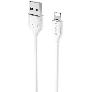 Cablu Date si Incarcare USB-A - Lightning Borofone Benefit BX19, 15W, 1m, Alb