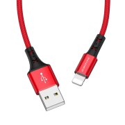 Cablu Date si Incarcare USB-A - Lightning Borofone BX20, 18W, 1m, Rosu