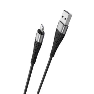 Cablu Date si Incarcare USB-A - Lightning Borofone BX32, 18W, 1m, Negru