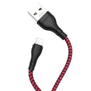Cablu Date si Incarcare USB-A - Lightning Borofone BX39 Beneficial, 18W, 1m, Rosu