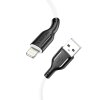 Cablu Date si Incarcare USB-A - Lightning Borofone BX63 Charming, 18W, 1m, Alb
