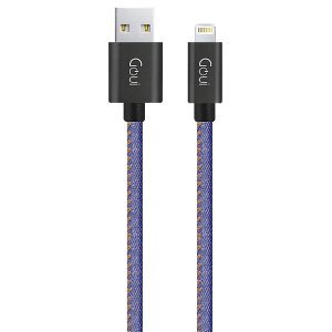 Cablu Date si Incarcare USB-A - Lightning Goui, 18W, 1m, Bleumarin G-8PINFASHIONJB