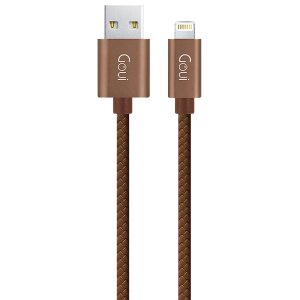 Cablu Date si Incarcare USB-A - Lightning Goui, 18W, 1m, Maro G-8PINFASHIONBR