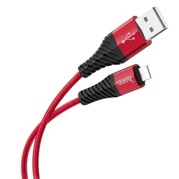 Cablu Date si Incarcare USB-A - Lightning HOCO X38 Cool, 18W, 1m, Rosu
