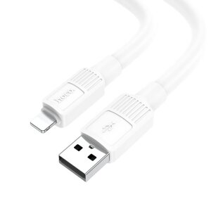 Cablu Date si Incarcare USB-A - Lightning HOCO X84 Solid, 18W, 1m, Alb