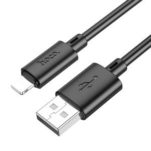 Cablu Date si Incarcare USB-A - Lightning HOCO X88, 18W, 1m, Negru 