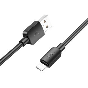 Cablu Date si Incarcare USB-A - Lightning HOCO X96, 18W, 1m, Negru 