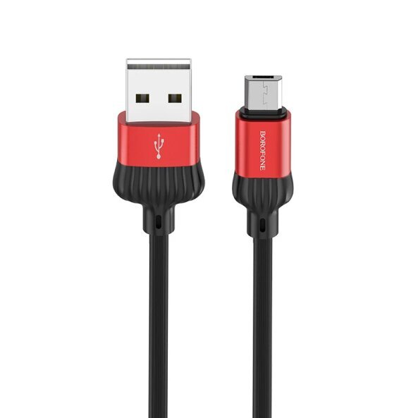 Cablu Date si Incarcare USB-A - microUSB Borofone BX28 Dignity, 18W, 1m, Rosu