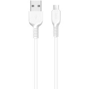 Cablu Date si Incarcare USB-A - microUSB HOCO X13 Easy, 18W, 1m, Alb