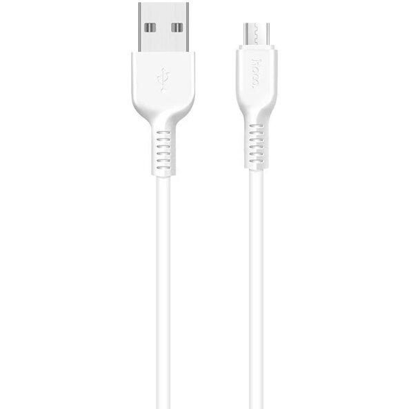 Cablu Date si Incarcare USB-A - microUSB HOCO X13 Easy, 18W, 1m, Alb