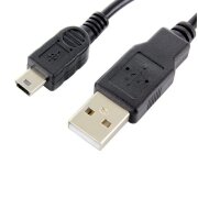 Cablu Date si Incarcare USB-A - miniUSB Forever, 10W, 1m, Negru