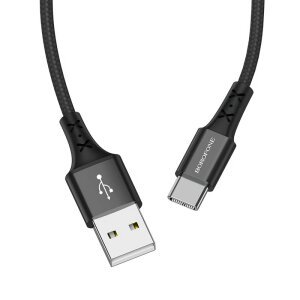 Cablu Date si Incarcare USB-A - USB-C Borofone BX20 Enjoy, 18W, 1m, Negru