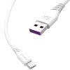 Cablu Date si Incarcare USB-A - USB-C Dudao L2T, 1m, Alb