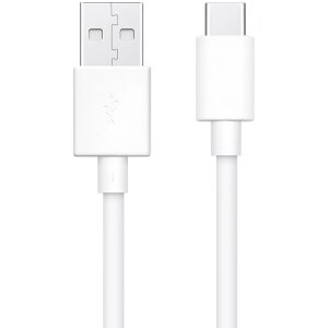 Cablu Date si Incarcare USB-A - USB-C Oppo DL143, 20W, 1m, Alb