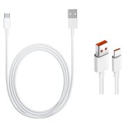 Cablu Date si Incarcare USB-A - USB-C Xiaomi, 60W, 1m, Alb