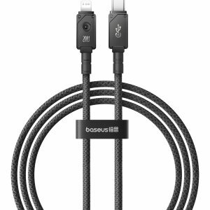 Cablu Date si Incarcare USB-C - Lightning Baseus Unbreakable, 20W, 2m, Negru 