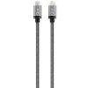 Cablu Date si Incarcare USB-C - Lightning Goui Metallic, 18W, 1m, Gri G-METALLICC94S