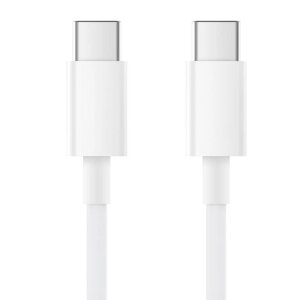 Cablu Date si Incarcare USB-C - USB-C Xiaomi, 100W, 1.5m, Alb SJV4108GL