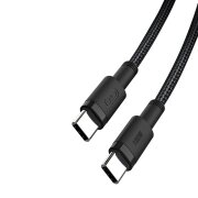 Cablu Date si Incarcare USB-C - USB-C XO Design NB-Q199, 100W, 1.5m, Negru 