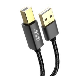 Cablu Imprimanta XO Design GB010A, USB-A - USB-B, 1.5m, Negru