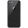 Capac Baterie Apple iPhone 8, Cu Carcasa Mijloc - Geam Camera Spate, Negru