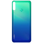 Capac Baterie Huawei Y7p / P40 lite E, Cu Senzor Amprenta, Albastru (Aurora Blue), Service Pack 02353LJF 