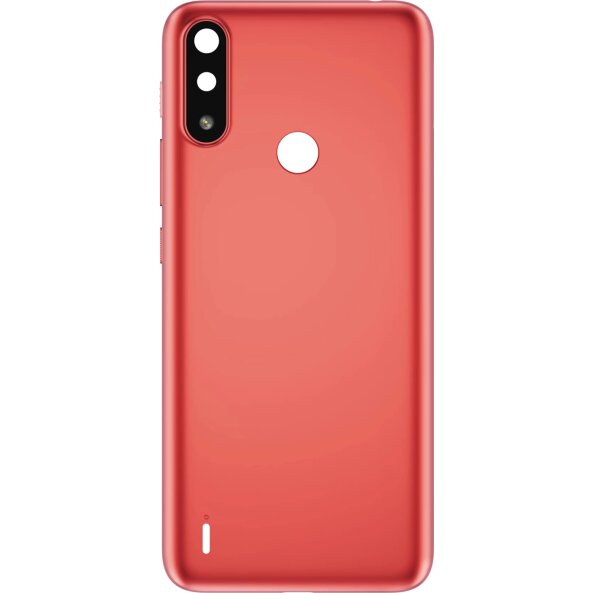 Capac Baterie Motorola Moto E7i Power / E7 Power, Rosu (Coral Red), Service Pack 5S58C18232 