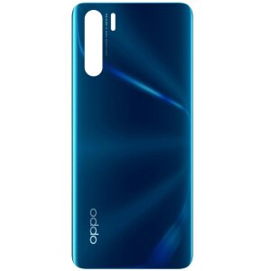 Capac Baterie Oppo F15 / A91, Albastru (Blazing Blue), Service Pack 3016460 